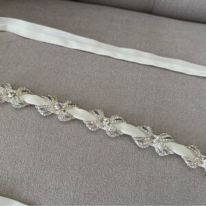 Bridal sash belt